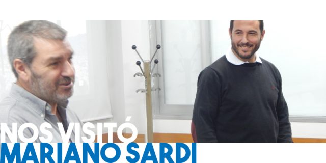 Nos visitó Mariano Sardi