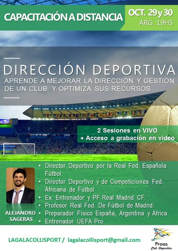 Curso de entrenador de fútbol online