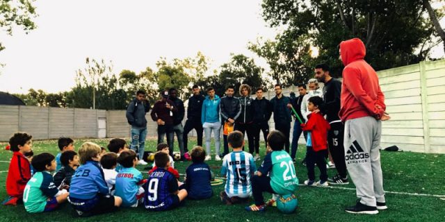 Instructorado en Fútbol Infantil: clase práctica en Regatas de Avellaneda