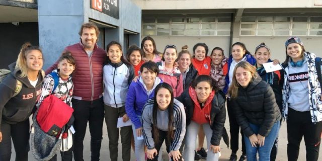 Visitamos a las jugadoras de primera de River Plate