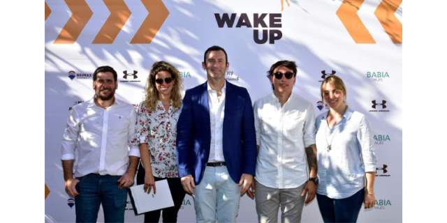 Acompañamos a Pablo Lugüercio en la inauguración de Wake Up
