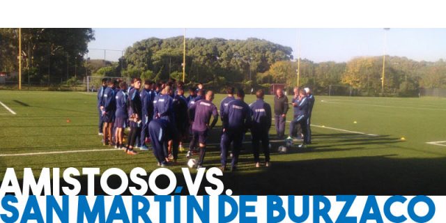 Amistoso vs. San Martín de Burzaco