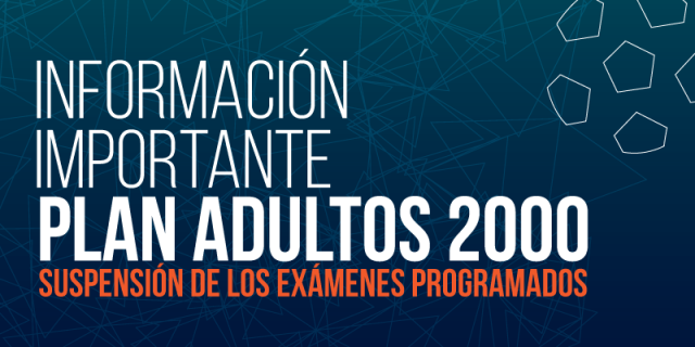 Exámenes del Plan Adultos 2000