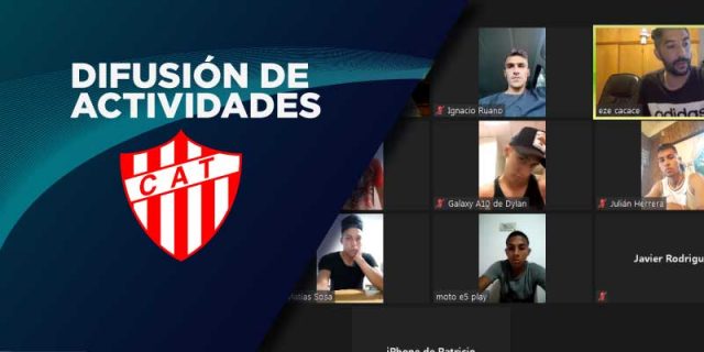 Difusión con el plantel de Talleres de Remedios de Escalada