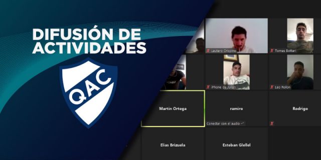 Charla de difusión con el plantel profesional de Quilmes